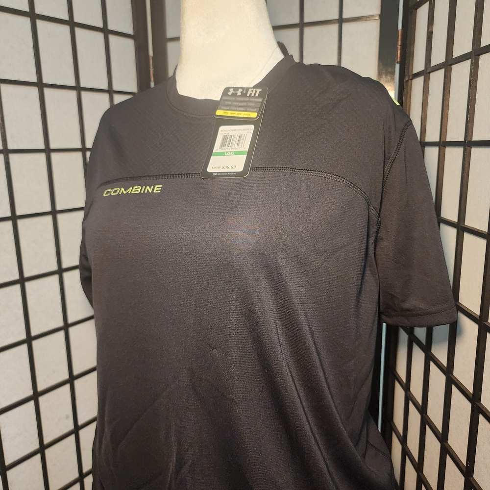 Under Armour Men's Black Combine Tee
